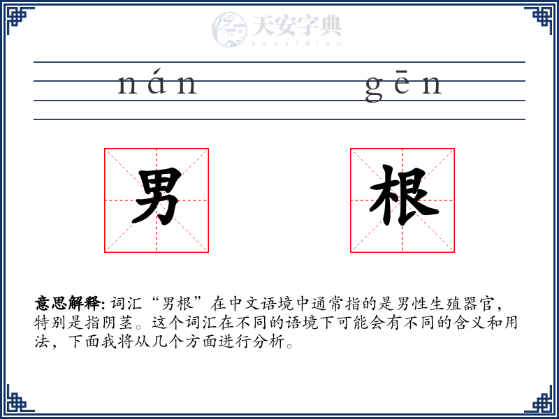 男根