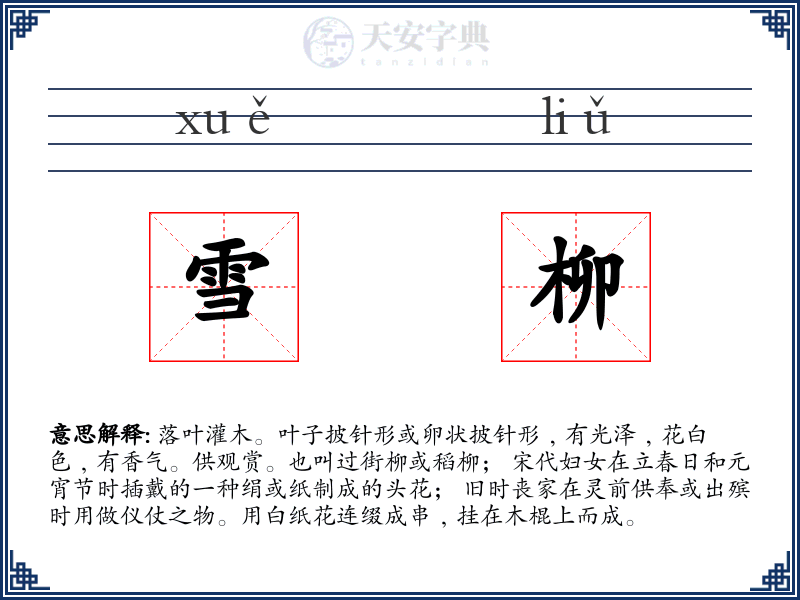 雪柳