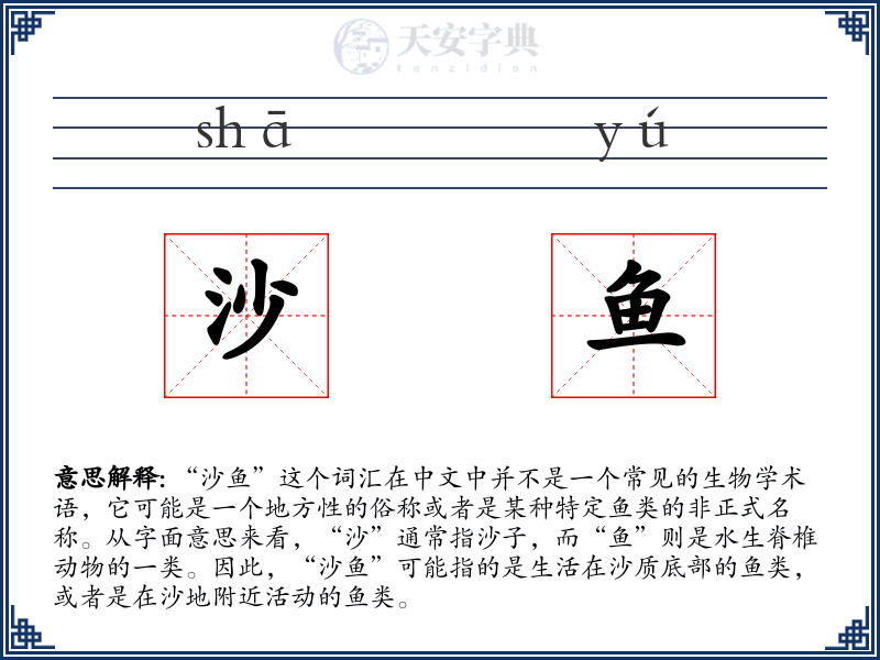 沙鱼
