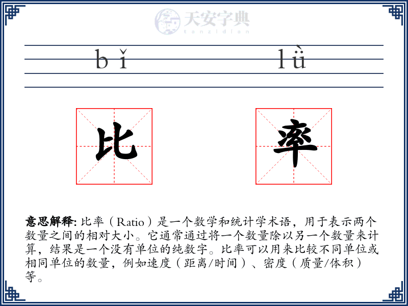 比率