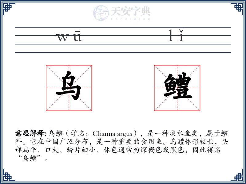 乌鳢