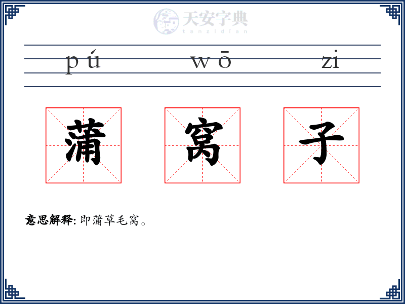 蒲窝子