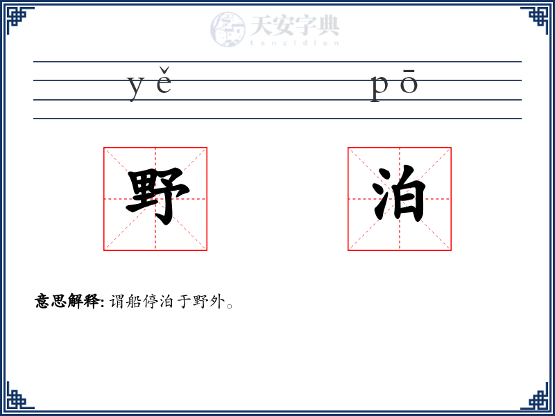 野泊