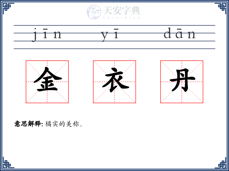 金衣丹