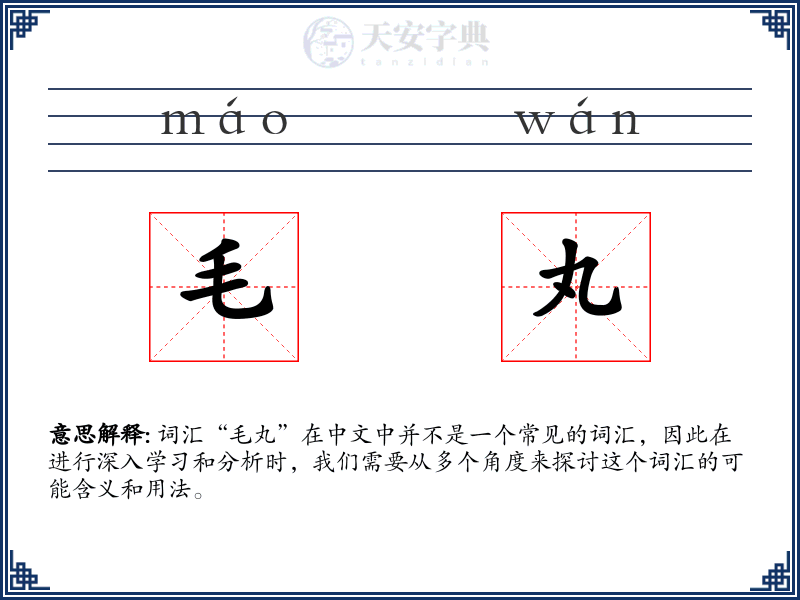 毛丸