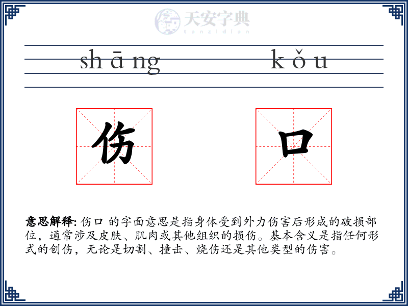 伤口