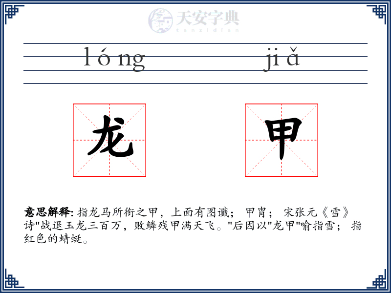 龙甲
