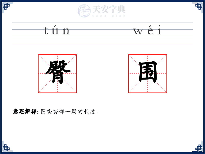 臀围