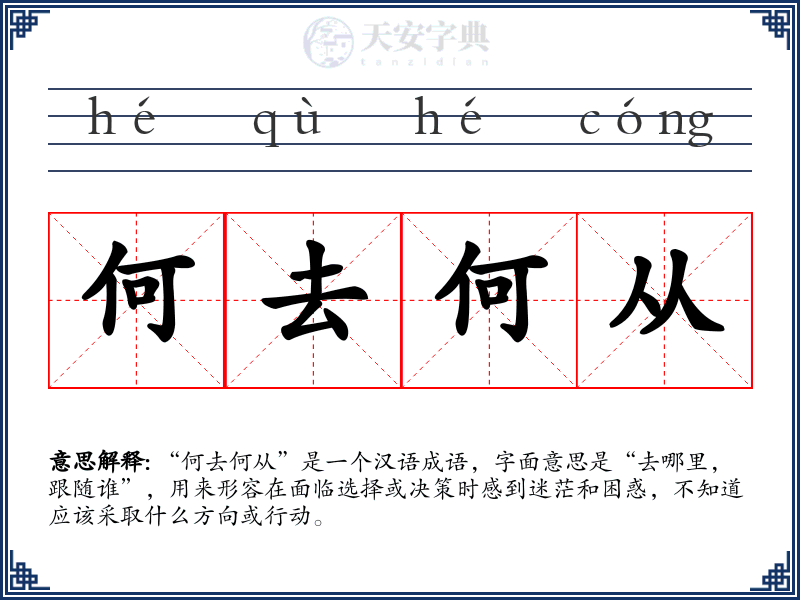 何去何从