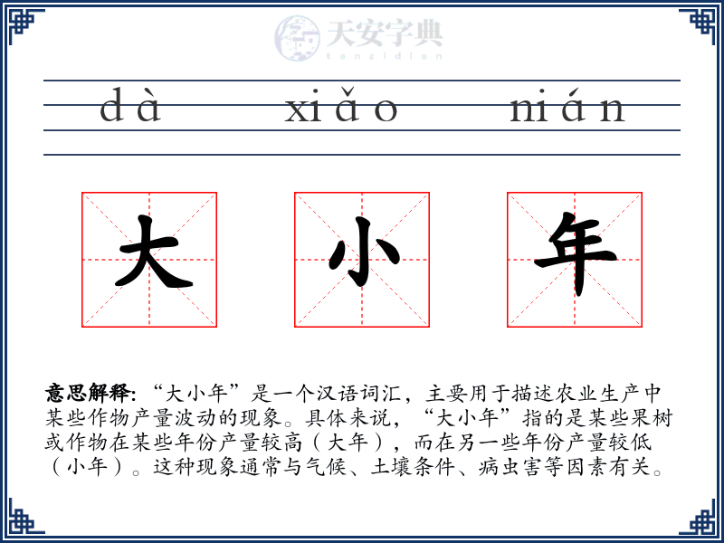 大小年