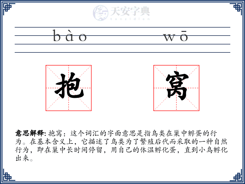 抱窝