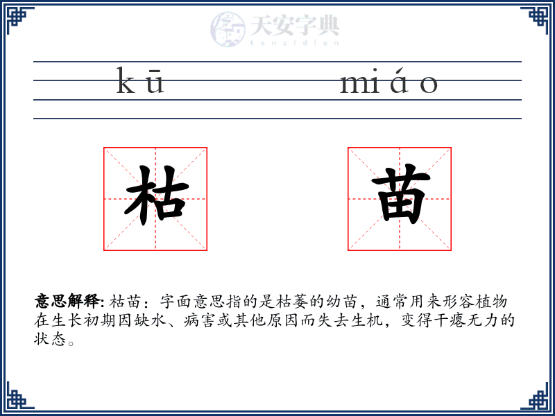 枯苗