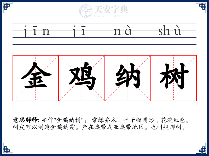 金鸡纳树