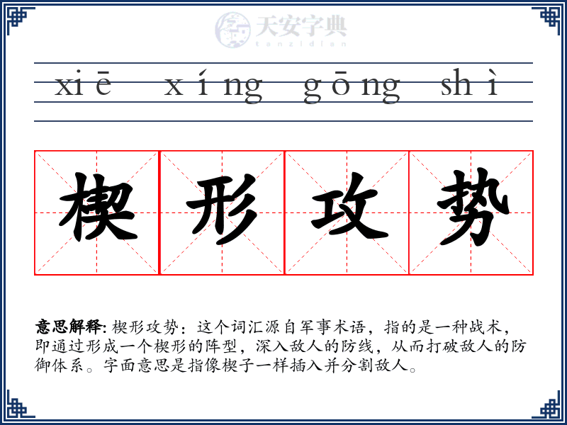 楔形攻势