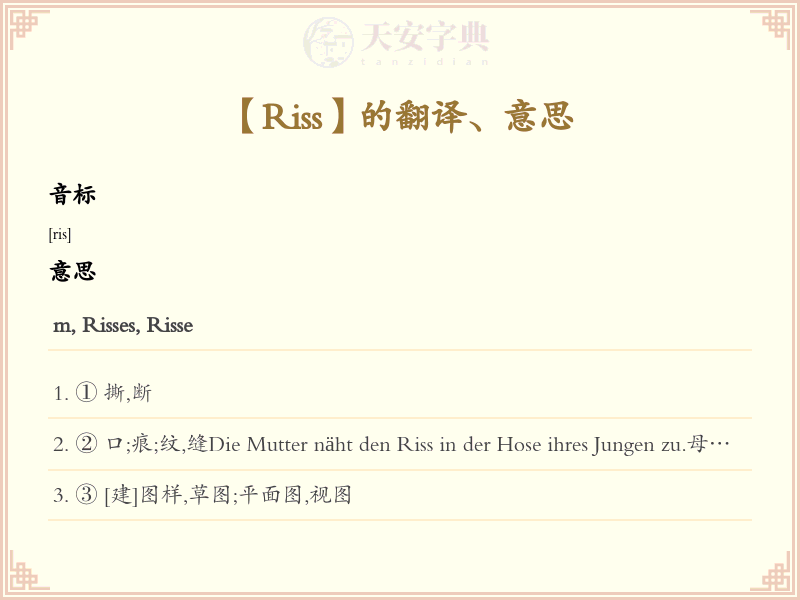 Riss