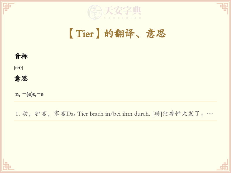 Tier