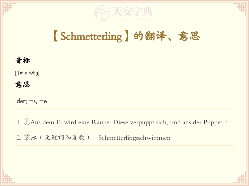 Schmetterling