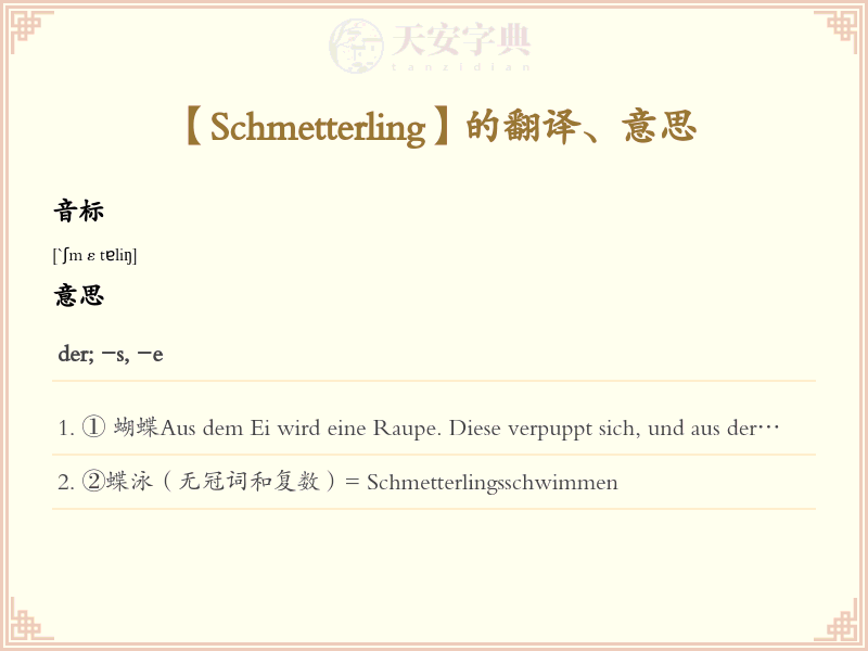 Schmetterling