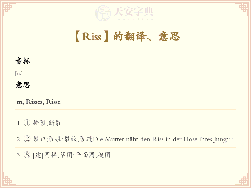Riss