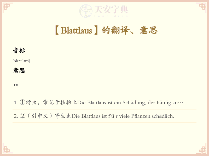 Blattlaus