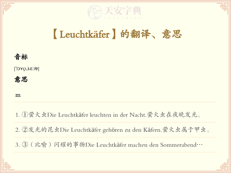 Leuchtkäfer
