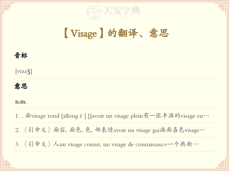 Visage