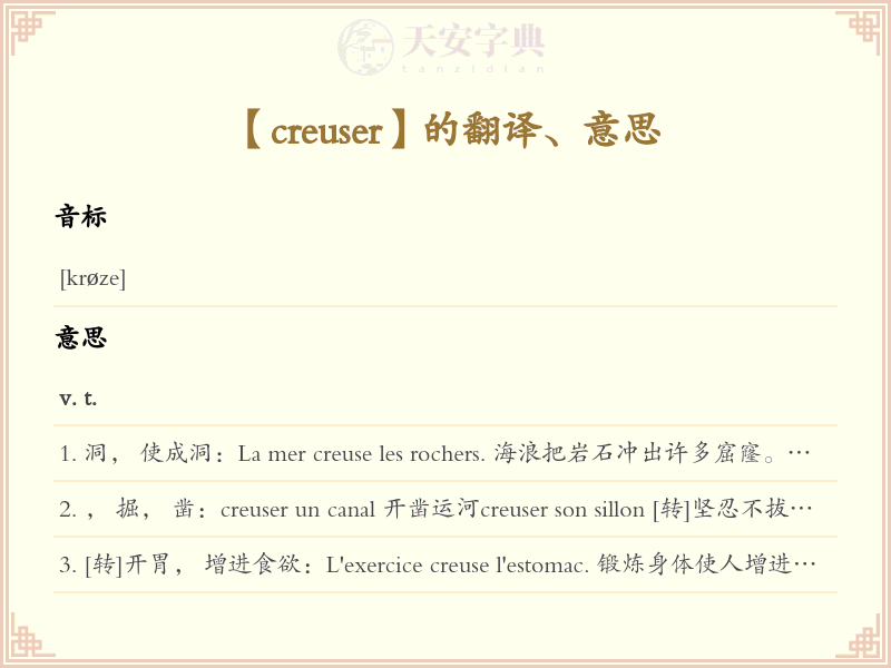 creuser