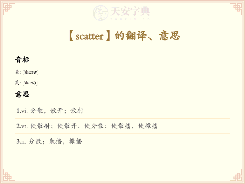 scatter