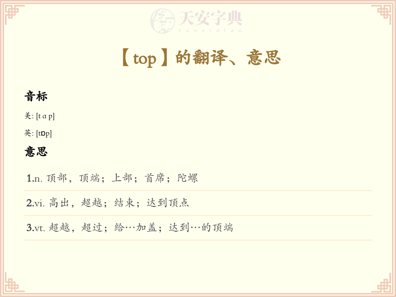top