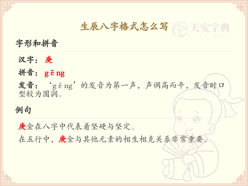生辰八字格式详解：如何正确书写生辰八字_生辰八字书写指南