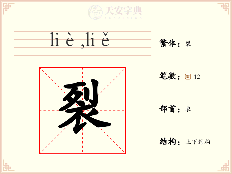 裂