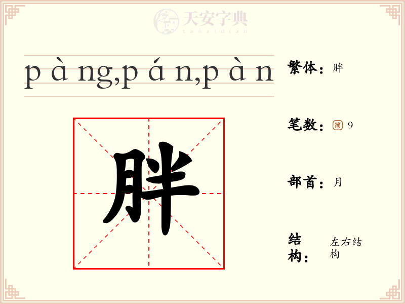 胖