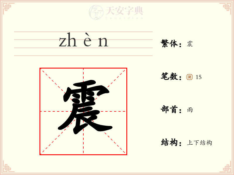震