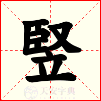 竪