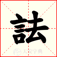詓