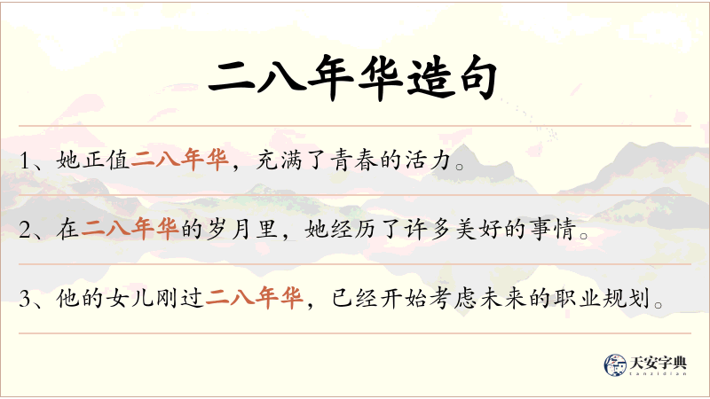 二八年华