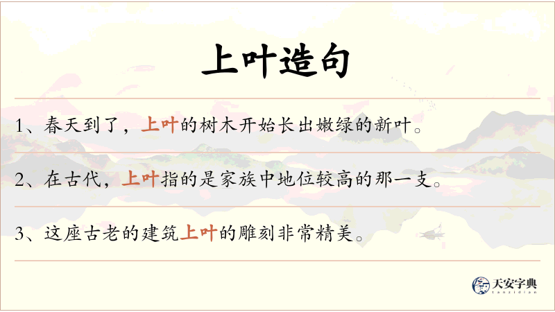 上叶