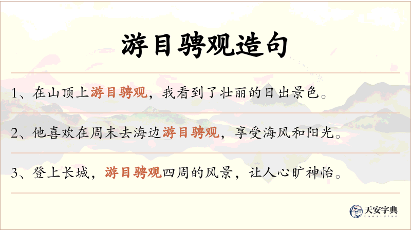 游目骋观