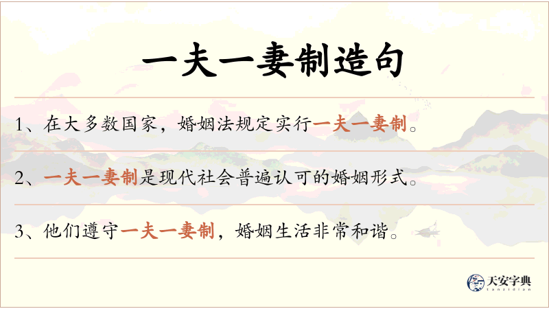一夫一妻制
