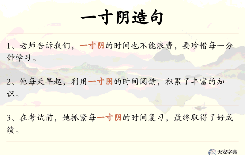 一寸阴