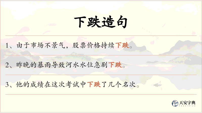 下跌