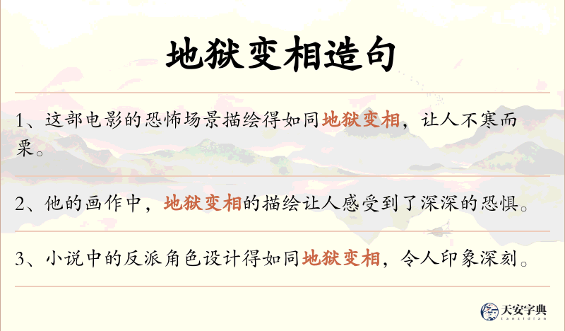 地狱变相