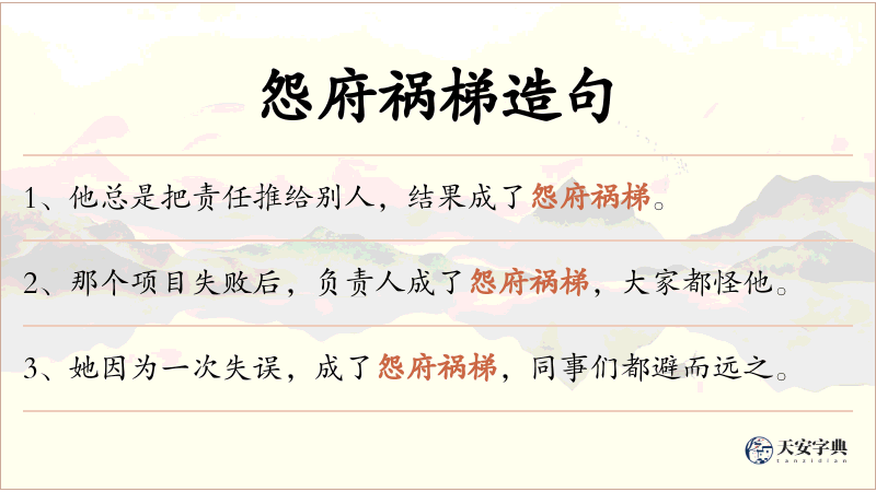 怨府祸梯