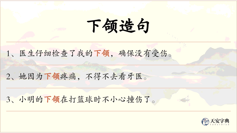下颌