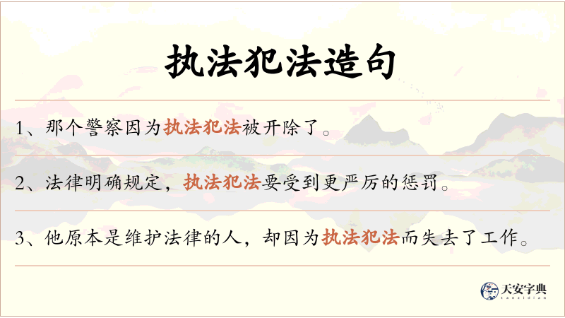 执法犯法