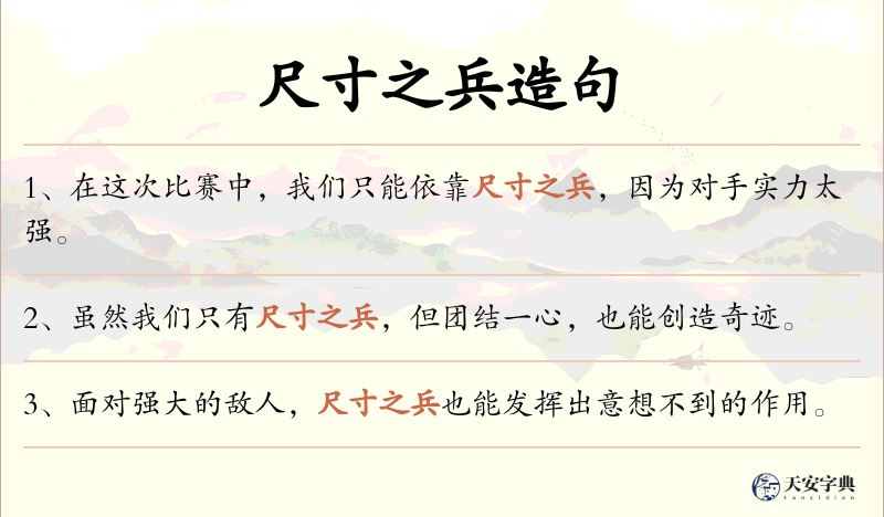 尺寸之兵