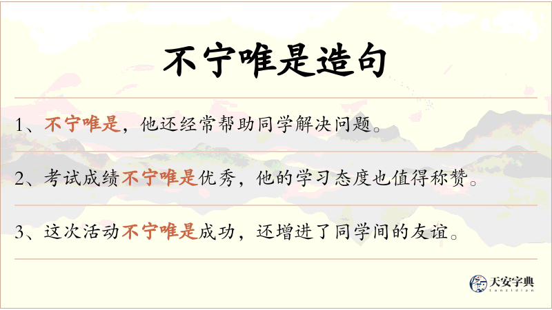 不宁唯是