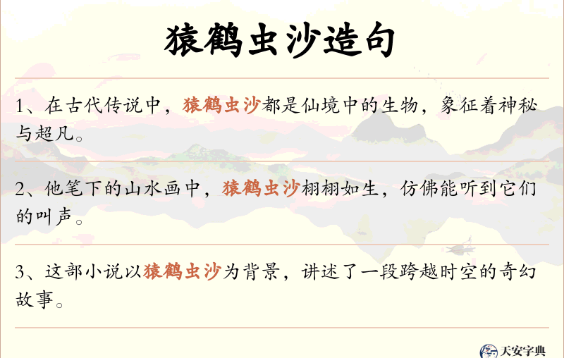 猿鹤虫沙