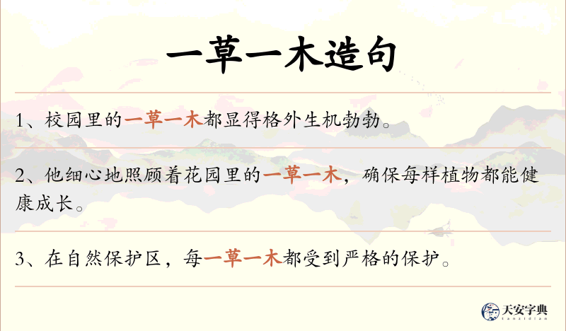 一草一木