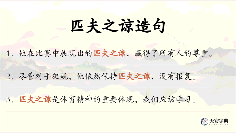 匹夫之谅